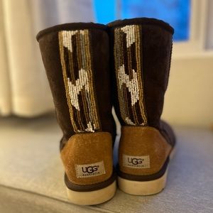 UGG Australia Classic Short Serape Beads Bootie
